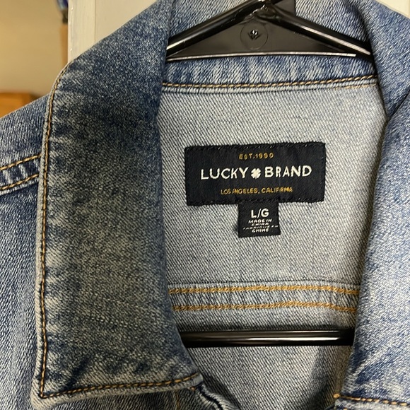 Lucky Brand - The Tomboy Trucker Denim Jacket - L - Picture 2 of 6